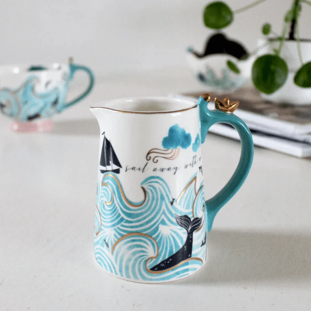 House of Disaster By The Sea Whale Jug - Image 5