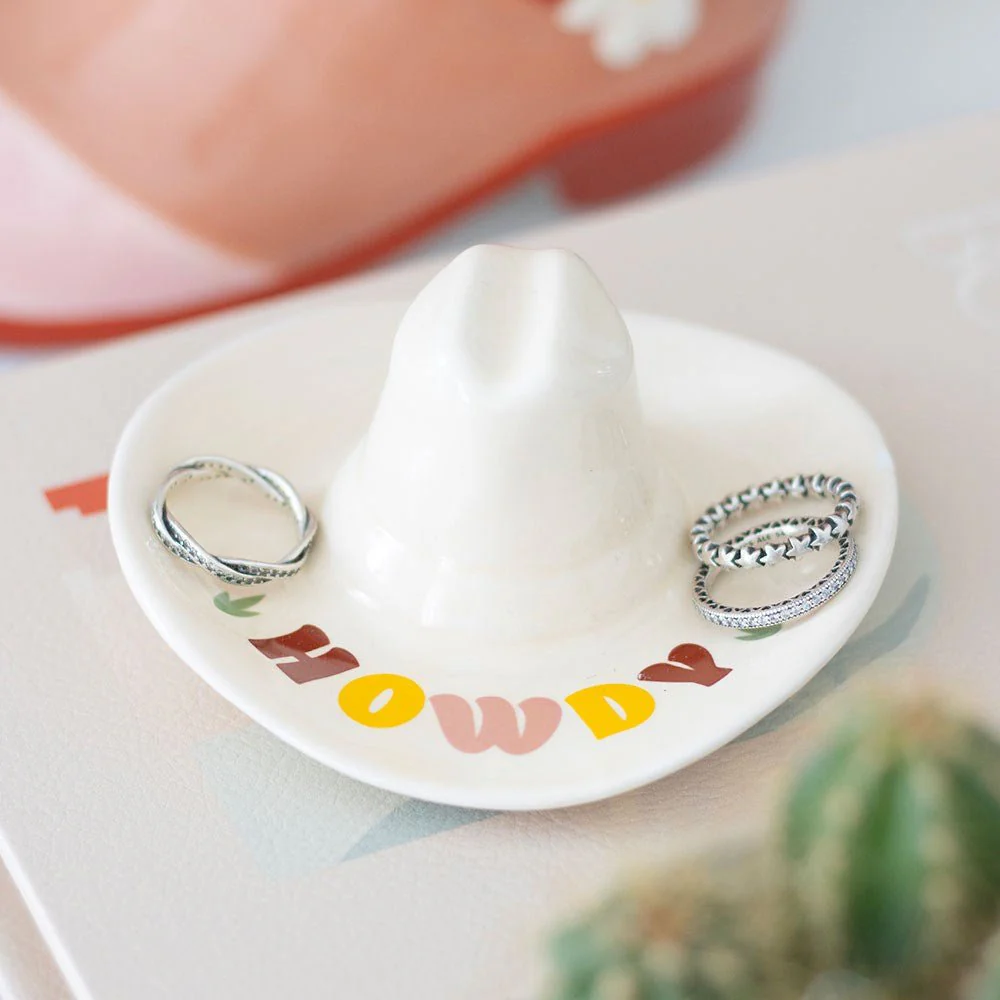 Howdy Cowboy Hat Trinket Dish - Image 4