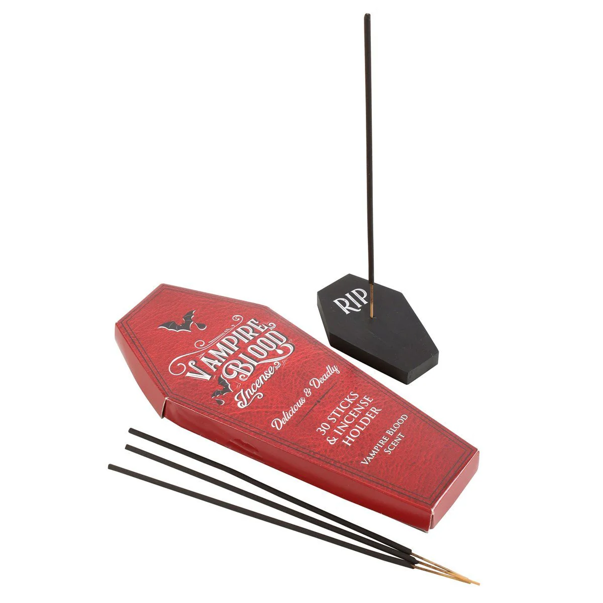 Incense Stick Set - Dragons Blood & Coffin Holder - Image 2