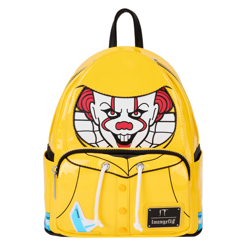 Loungefly It Pennywise Raincoat Cosplay Glow Mini Backpack