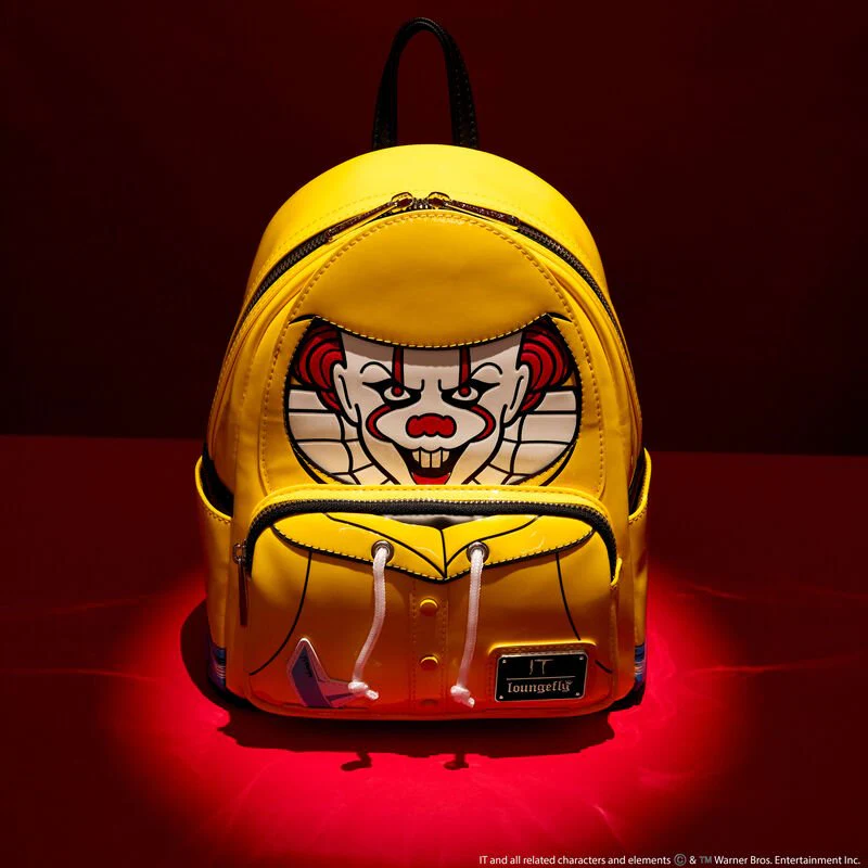 Loungefly It Pennywise Raincoat Cosplay Glow Mini Backpack - Image 7