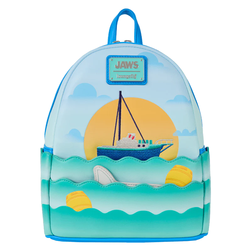 Loungefly Jaws 50th Anniversary Mini Backpack