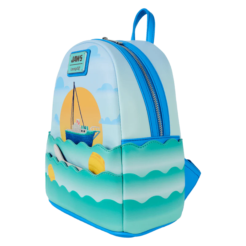 Loungefly Jaws 50th Anniversary Mini Backpack - Image 2