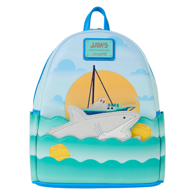 Loungefly Jaws 50th Anniversary Mini Backpack - Image 4