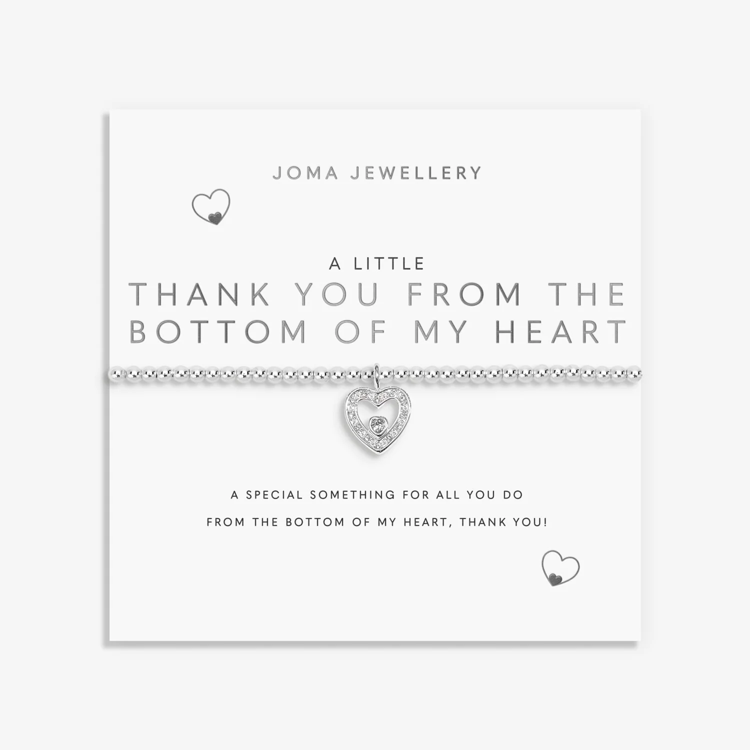 Joma A Little Thank You From The Bottom Of My Heart Bracelet