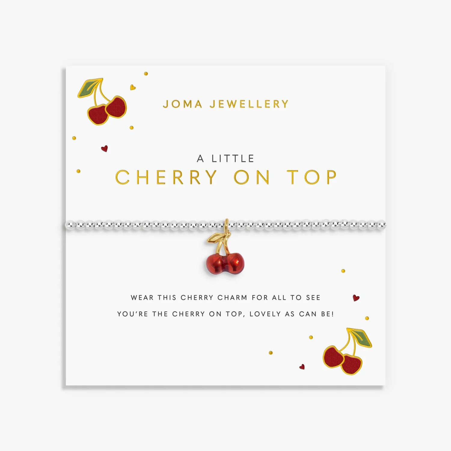 Joma A Little Vibes Cherry On Top Bracelet