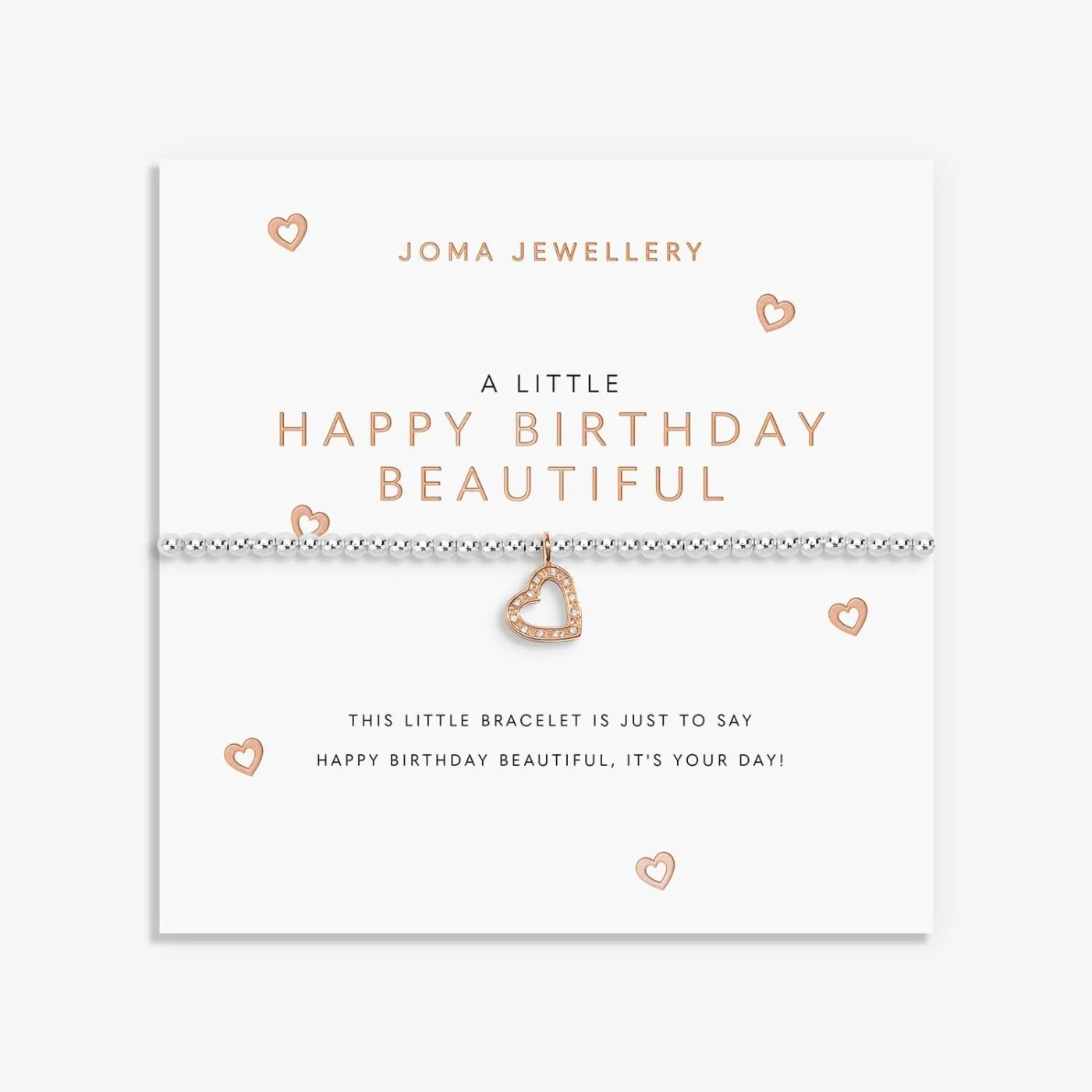 Joma Jewellery - A Little 'Happy Birthday Beautiful' Bracelet