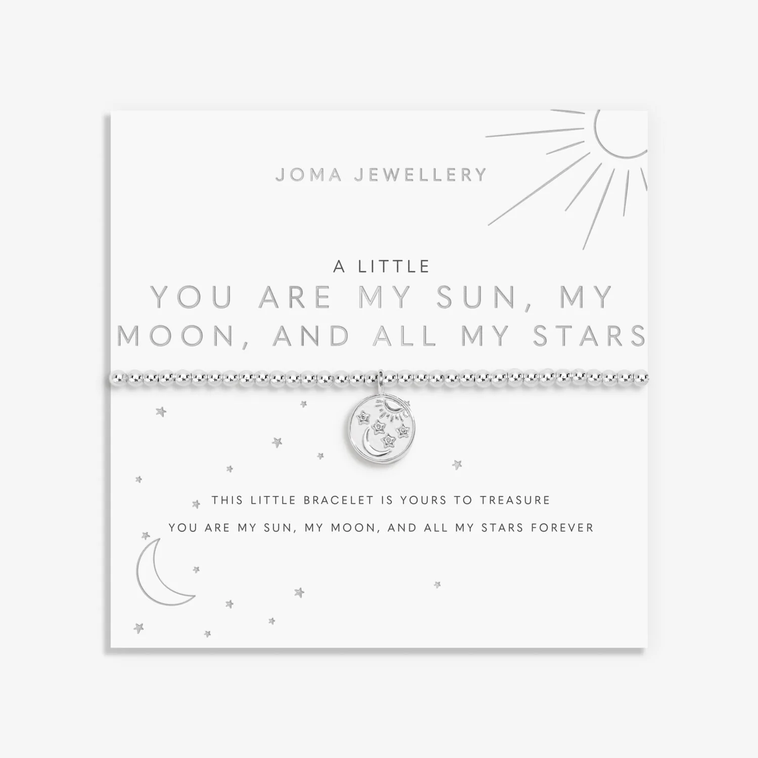 Joma Jewellery - A Little 'You Are My Sun, My Moon, & All My Stars' Bracelet
