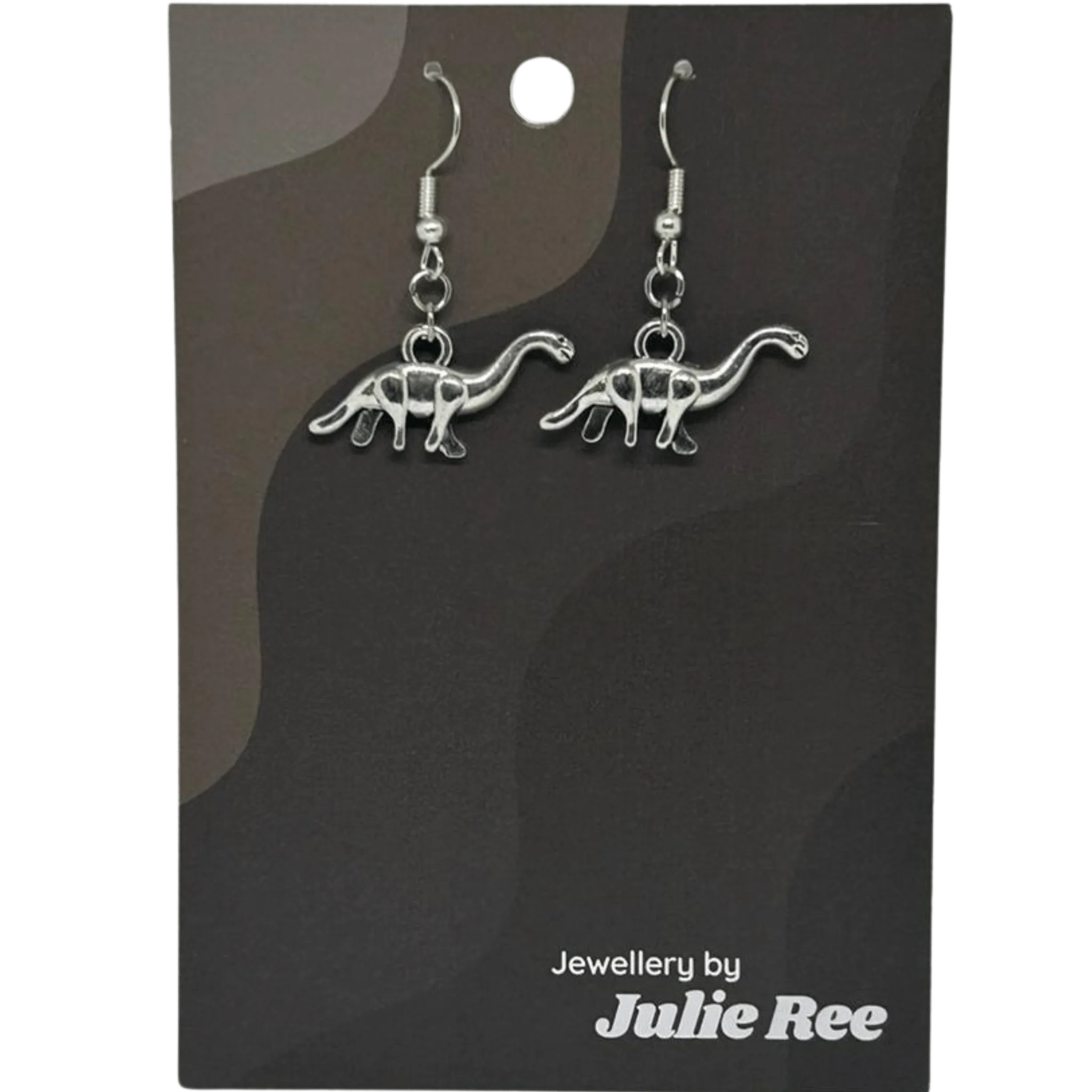 Julie Ree Earrings - Mini Brontosaurus