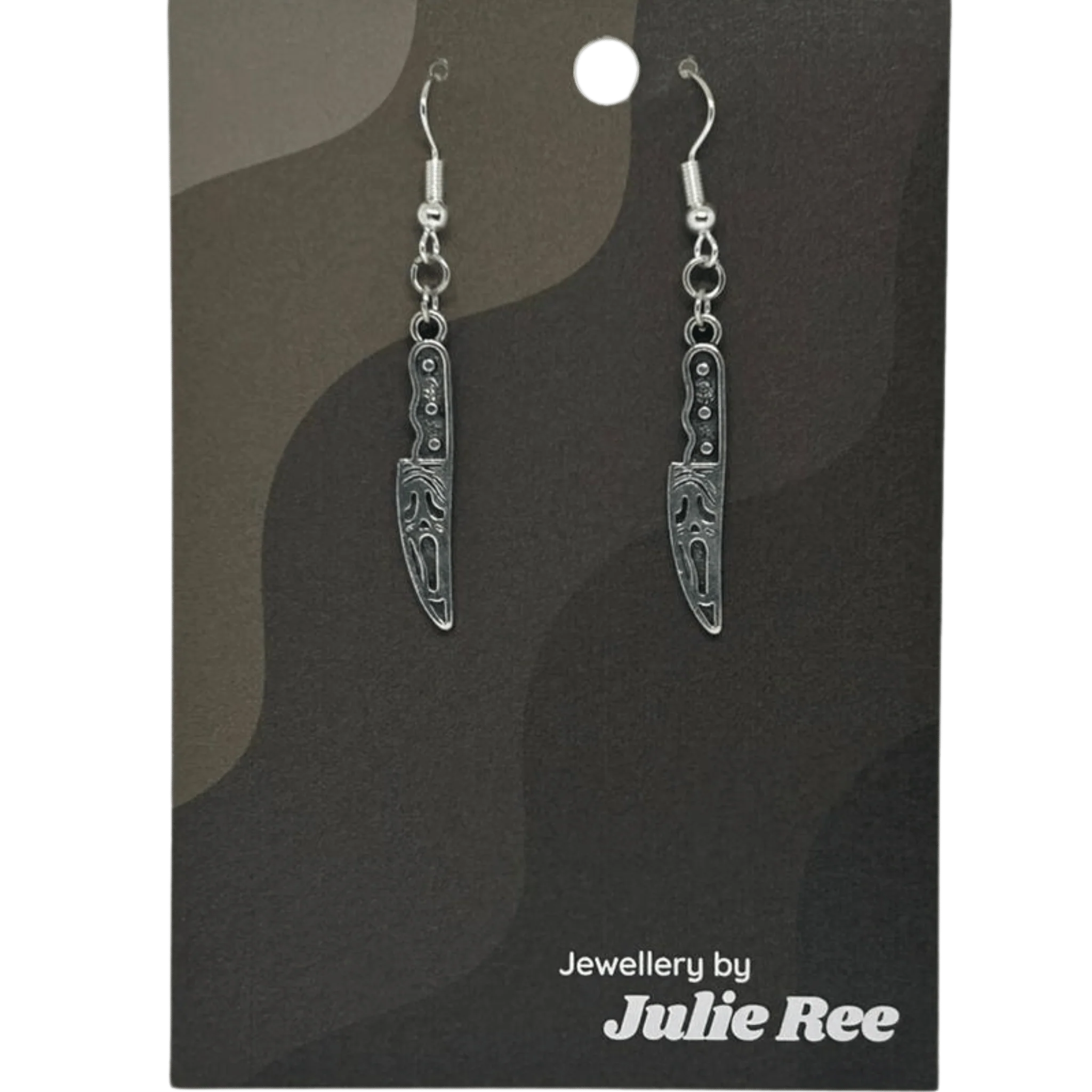 Julie Ree Earrings - Scream Knife