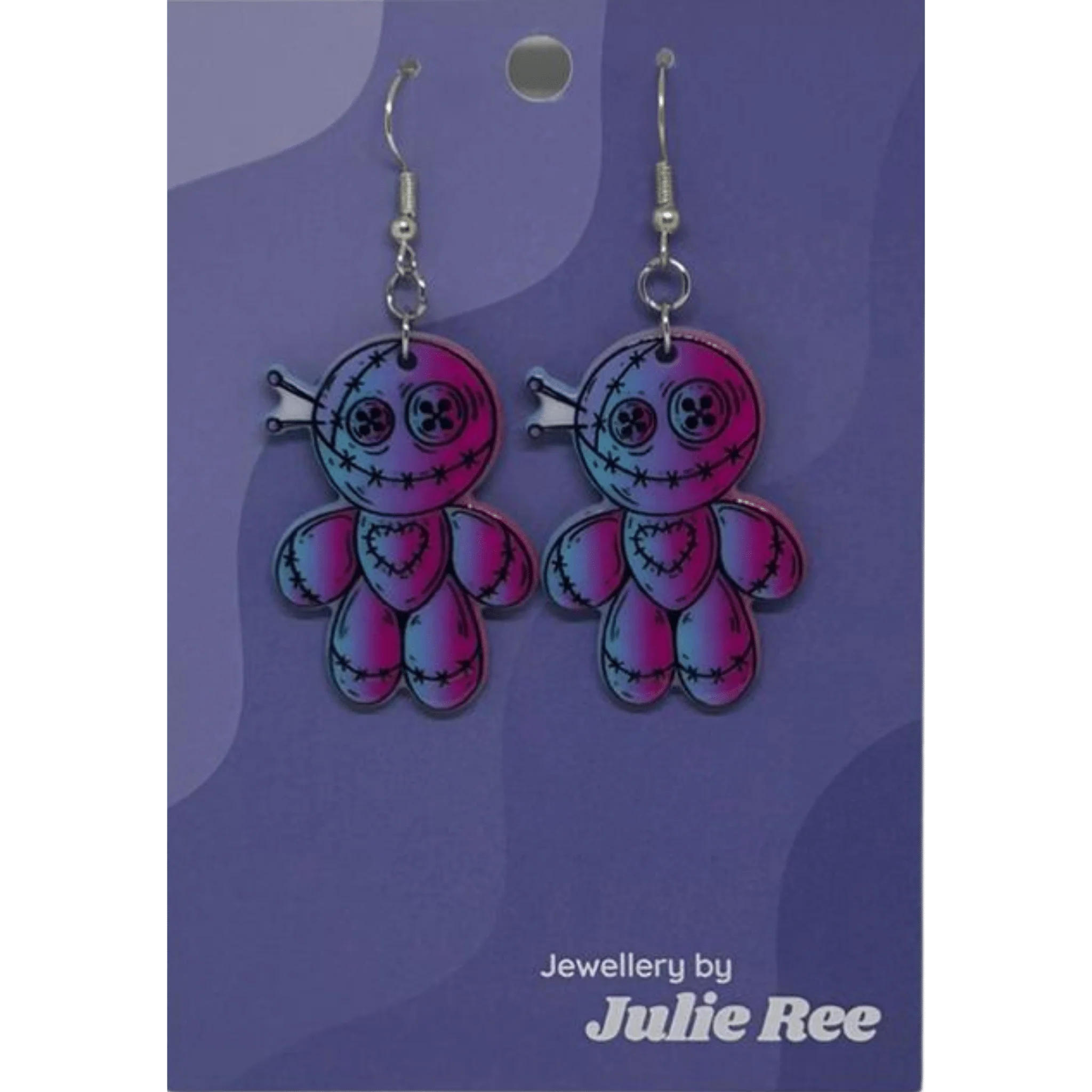 Julie Ree Earrings - Voodoo Doll