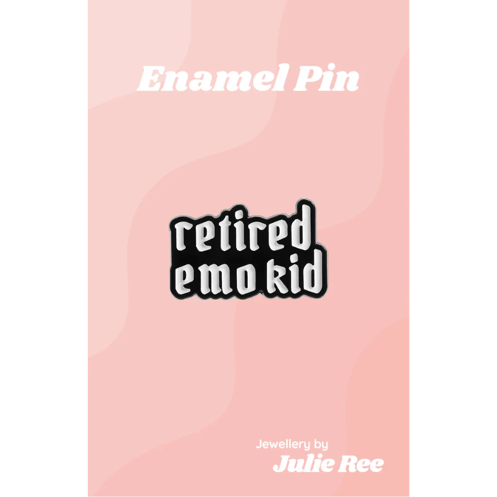 Julie Ree Enamel Pin - Retired Emo Kid
