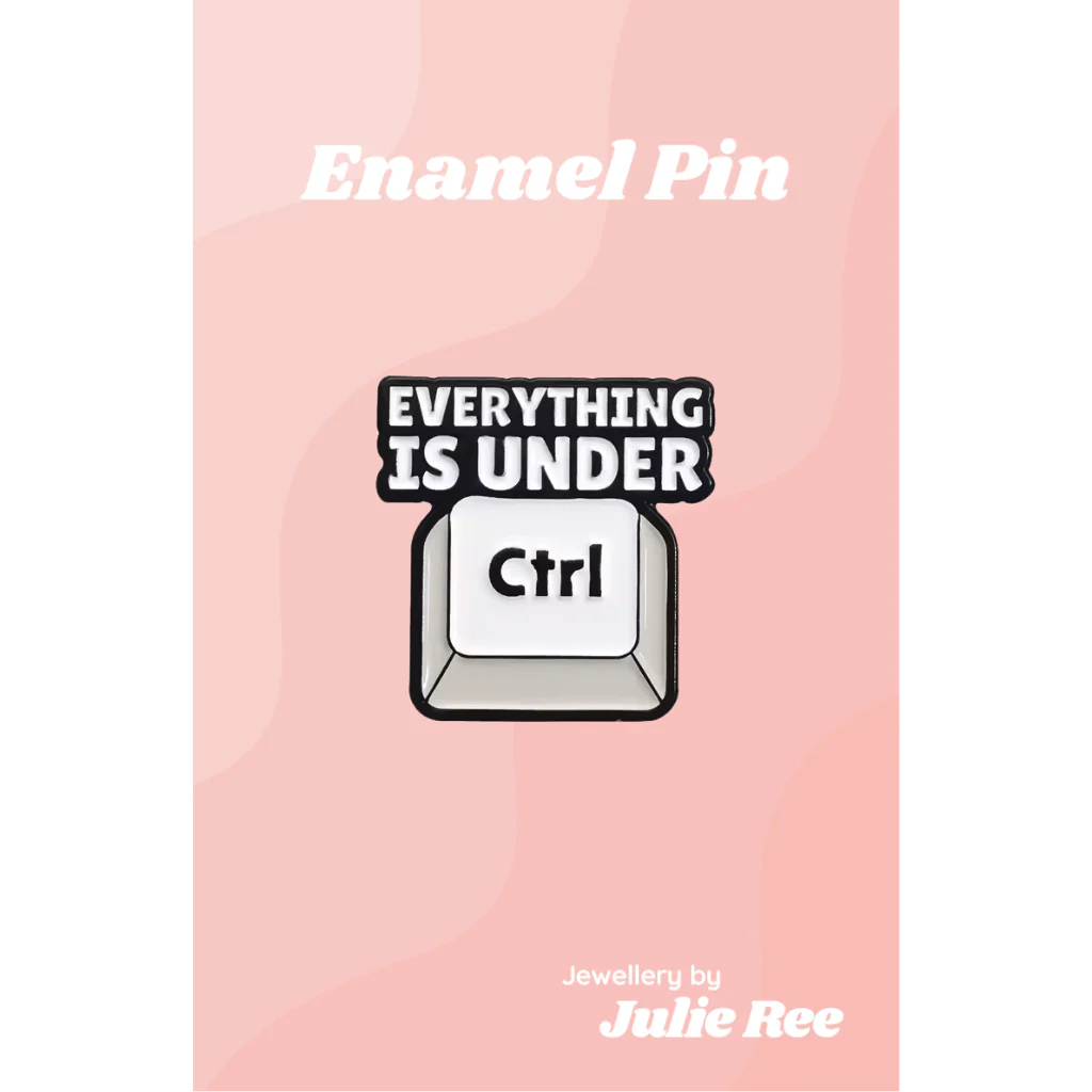 Julie Ree Enamel Pin - Under CTRL