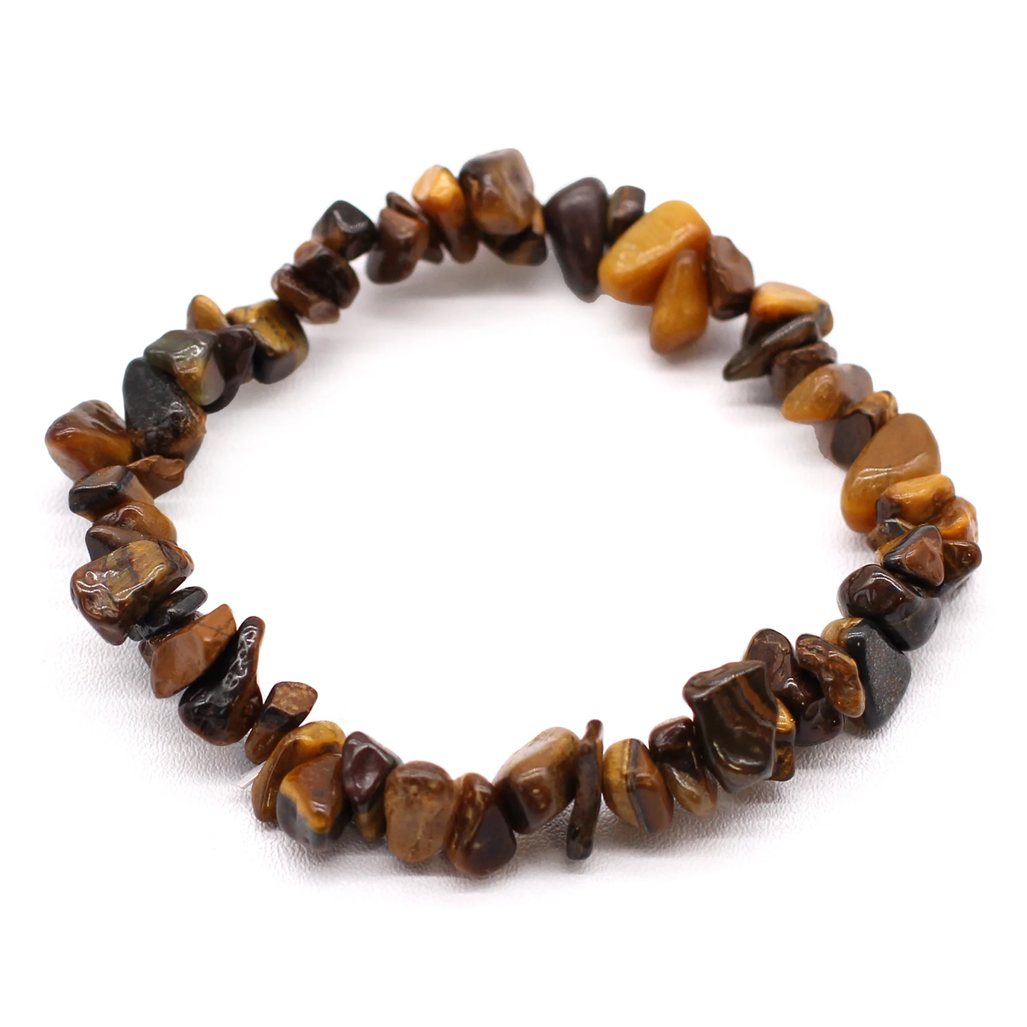 Julie Ree Gemstone Chip Bracelet - Tiger's Eye