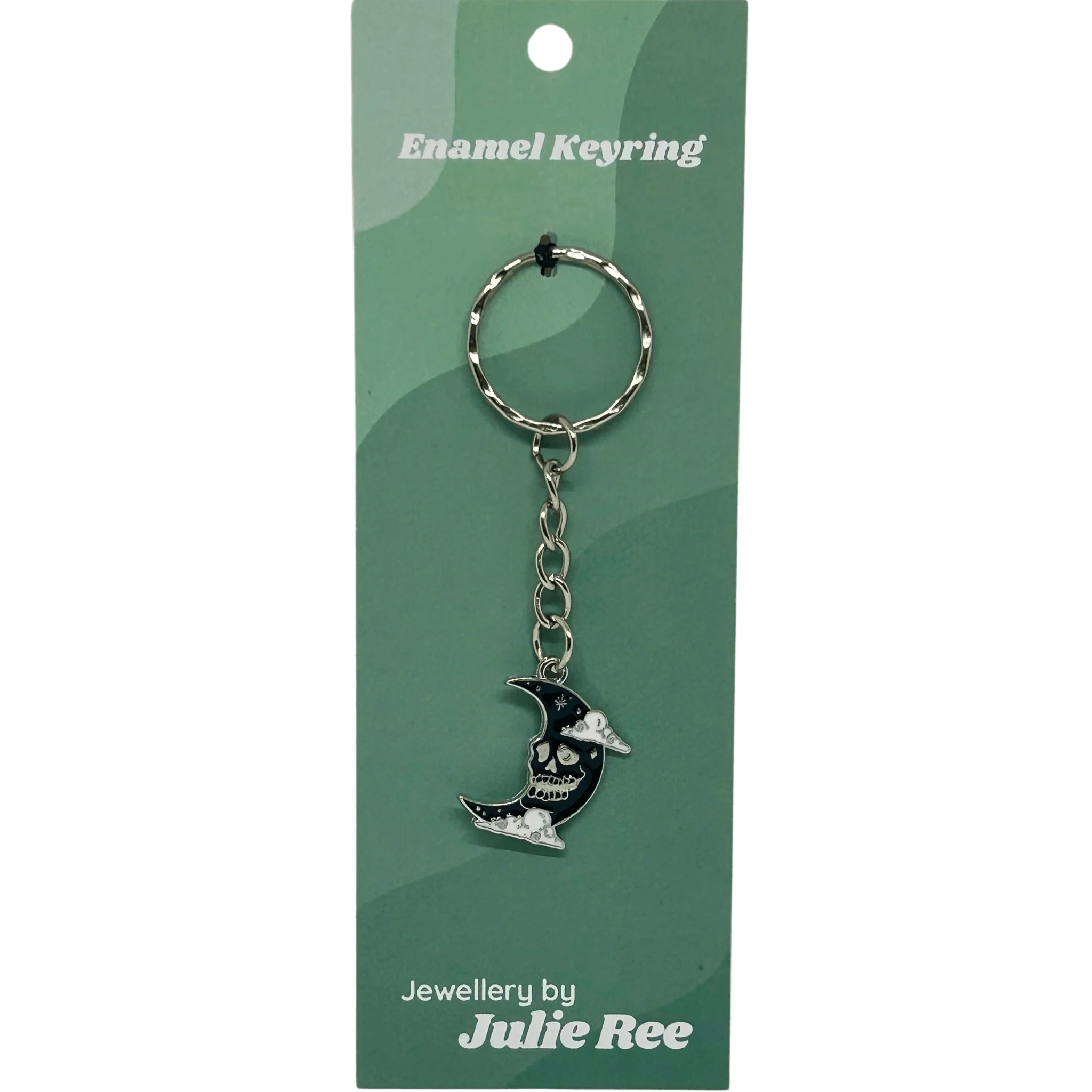 Skull Moon Keyring – Jewellery By Julie Ree
