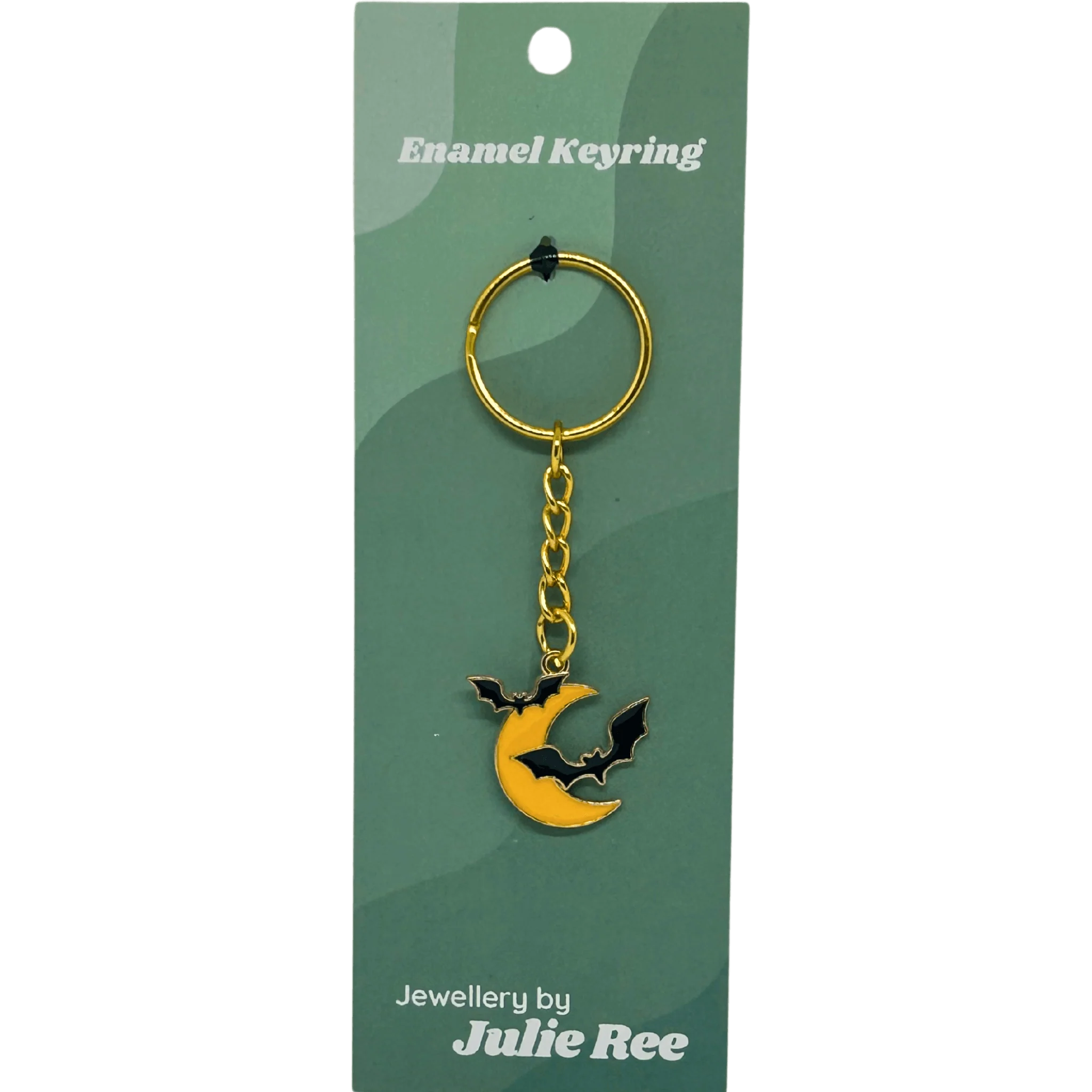 Moon & Bats Keyring – Jewellery By Julie Ree