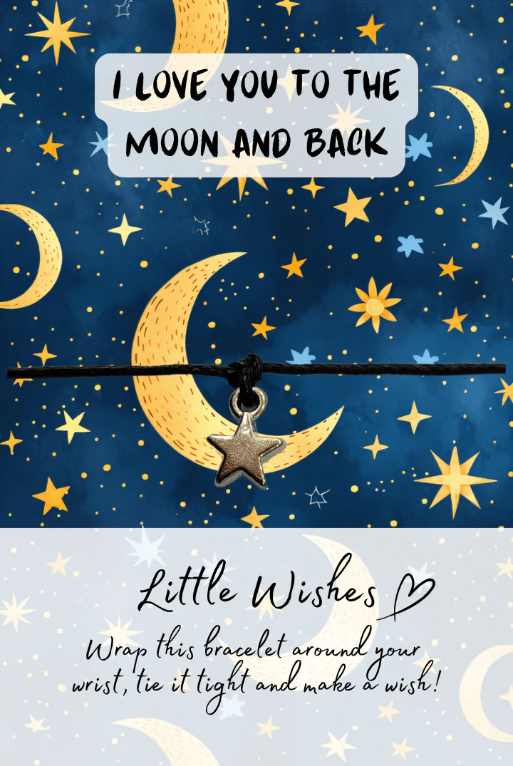 Julie Ree Little Wishes Bracelet - Moon & Back