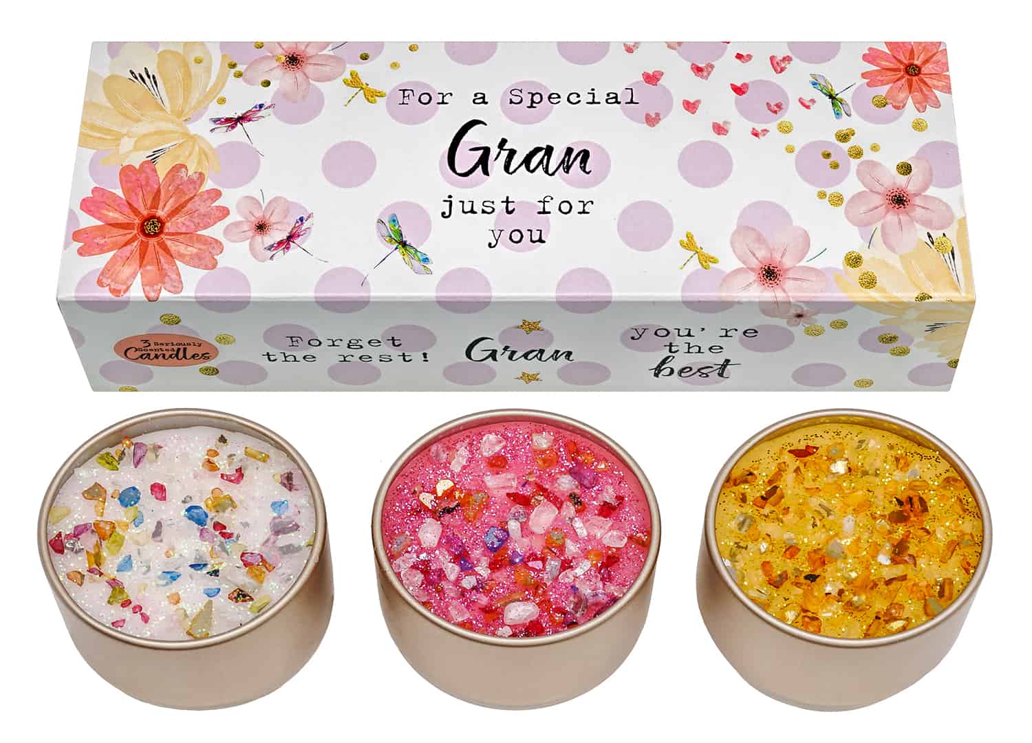 Just Because Candles Three Lites - Gran