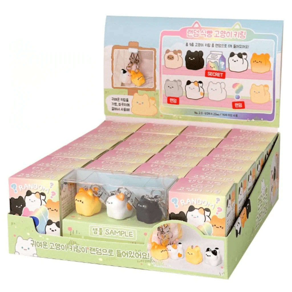 Kawaii Bread Cat Keychain Mystery Blind Box - Image 8