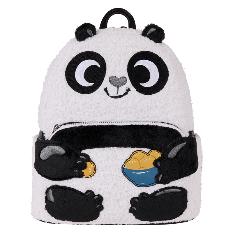Loungefly Kung Fu Panda Plush Cosplay Mini Backpack