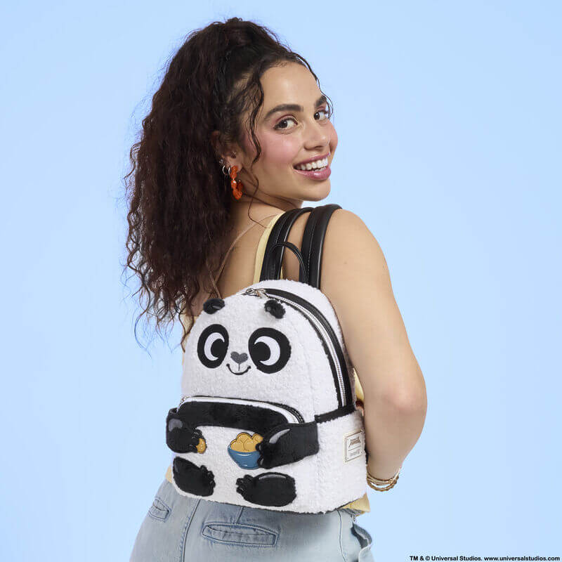 Loungefly Kung Fu Panda Plush Cosplay Mini Backpack - Image 5