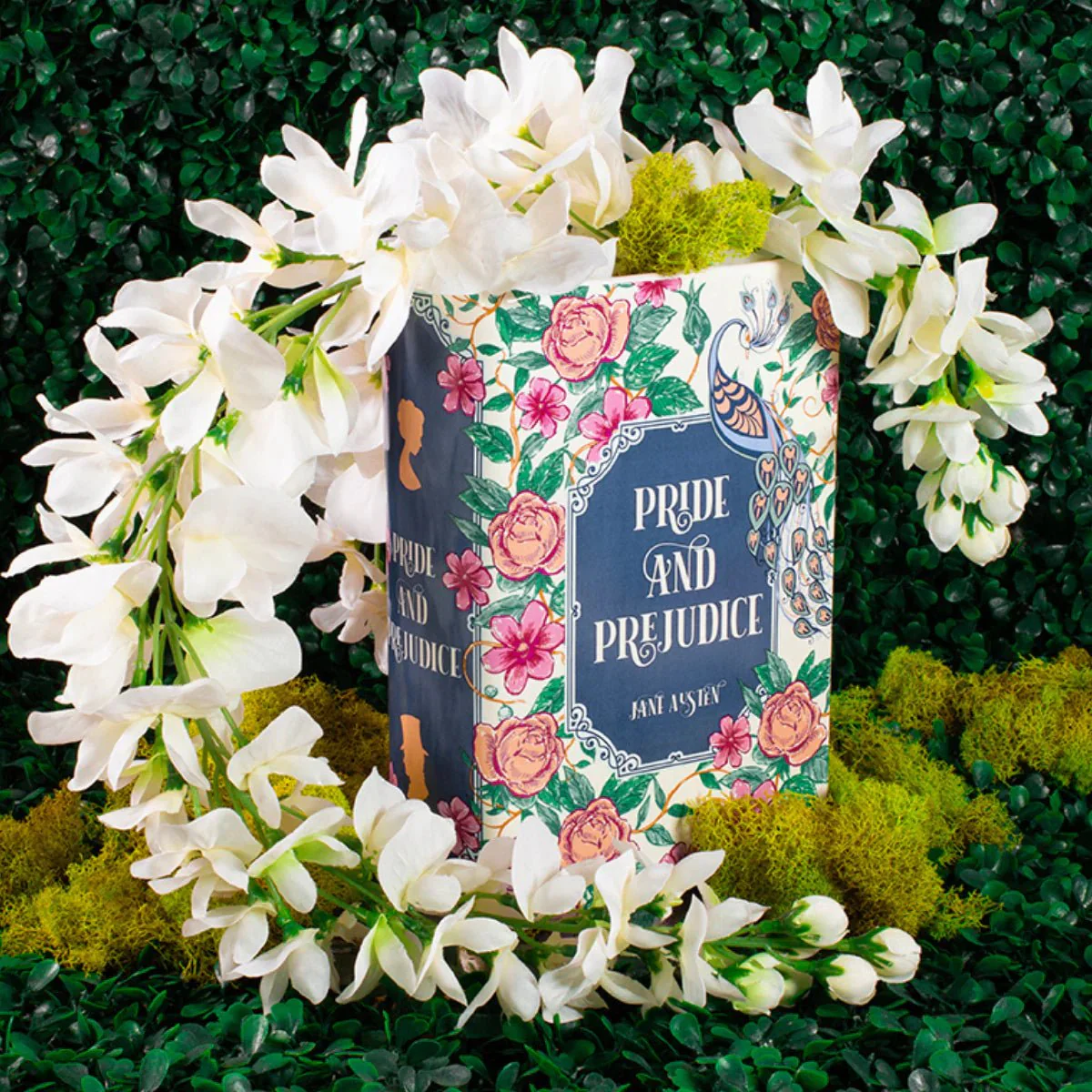 Pride and Prejudice Ceramic Book Vase - Image 3