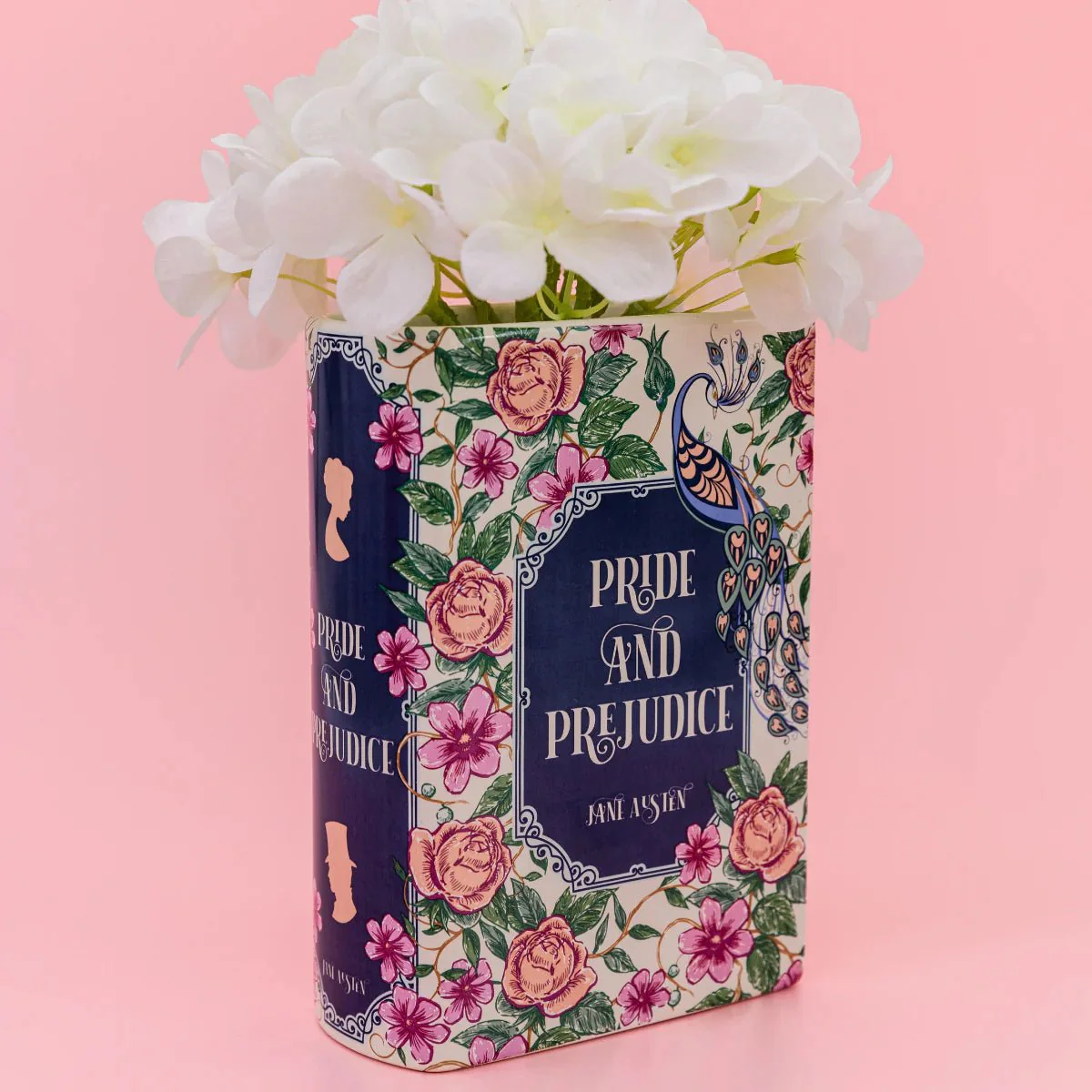 Pride and Prejudice Ceramic Book Vase - Image 4