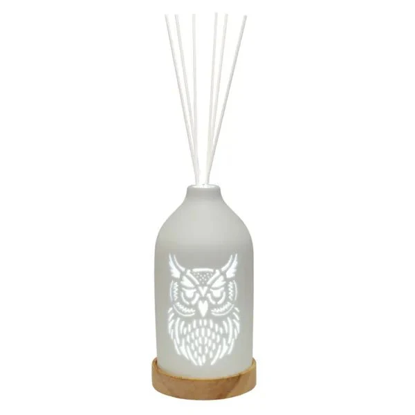 LED Ceramic Owl Reed Diffuser