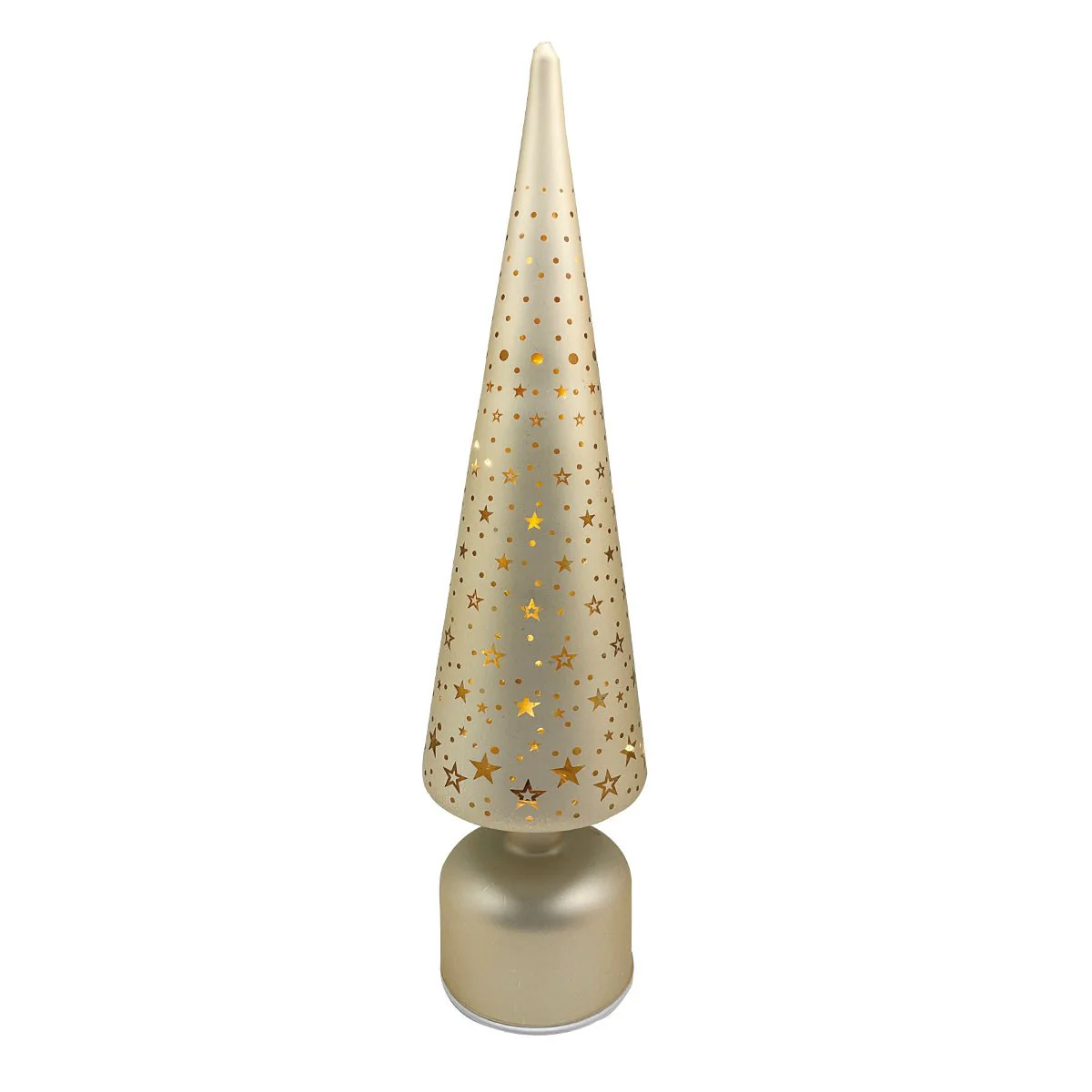 LED Rotating Star Tree Light – Gold 40cm
