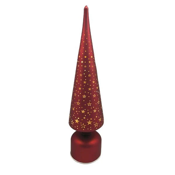 LED Rotating Star Tree Light – Red 40cm