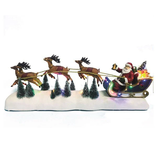 LED Santa Sleigh – Animated Christmas Decoration