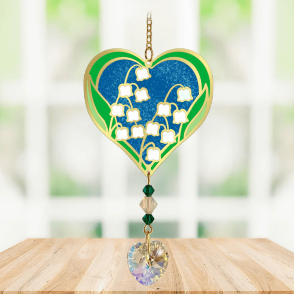 Lily of the Valley Crystal Suncatcher – Fabulous Florals - Image 2