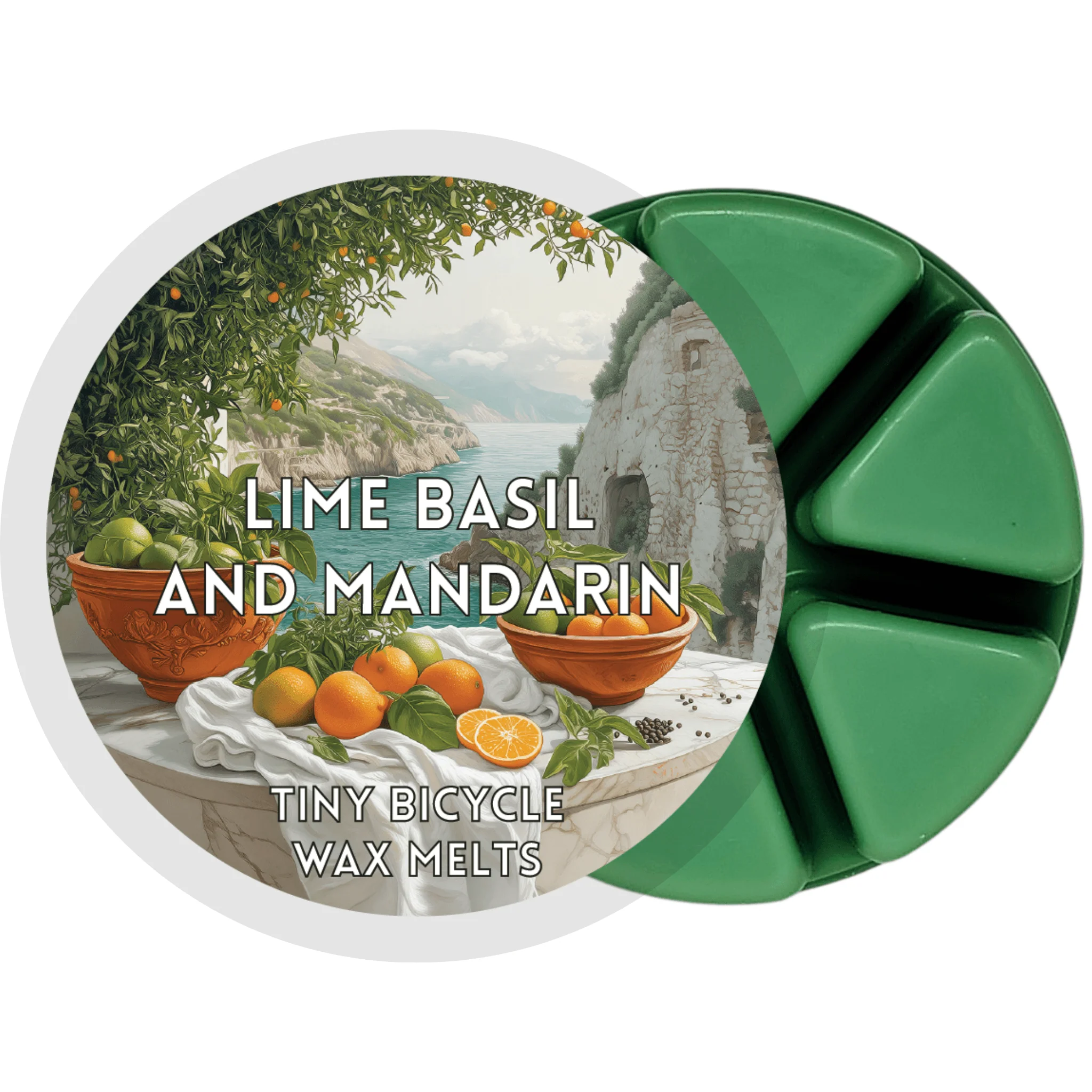 Lime Basil & Mandarin Segment Wax Melt
