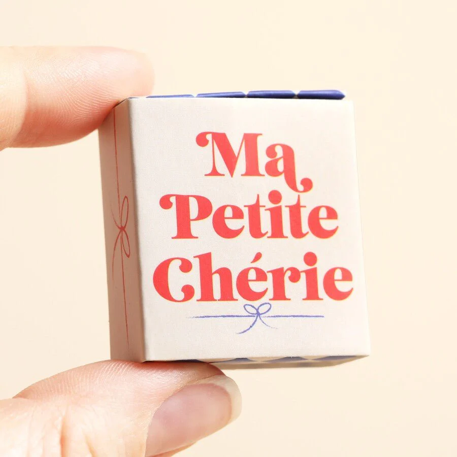 Lisa Angel 'Ma Petite Chérie' Croissant Ceramic Token in Matchbox - Image 3