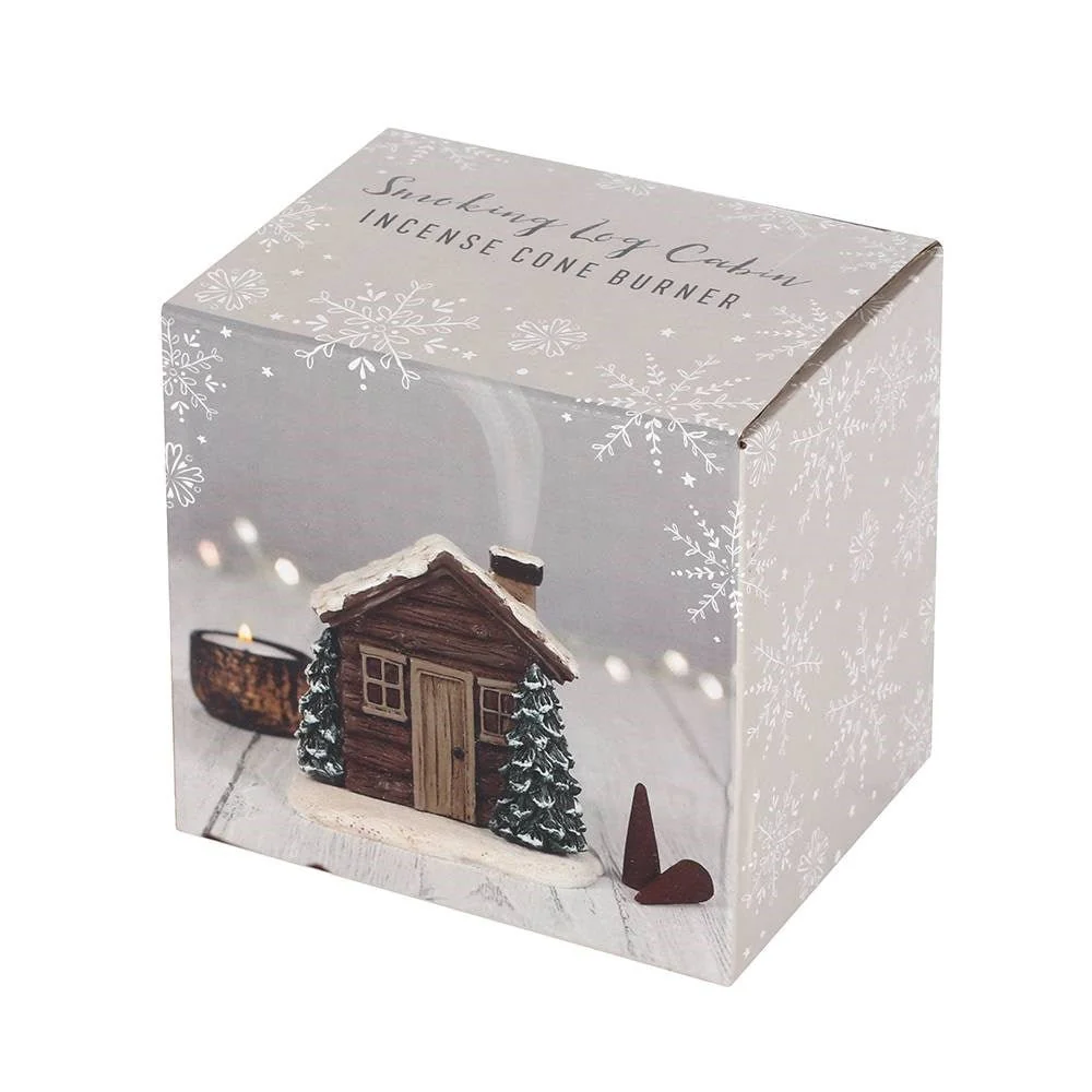 Log Cabin Incense Cone Burner - Image 4