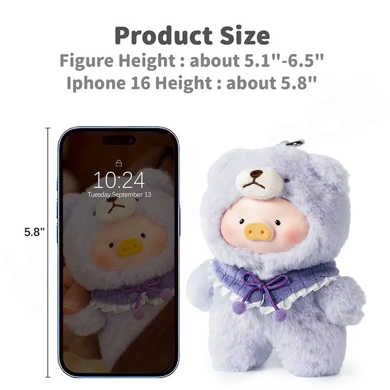 Lulu The Piggy Joyful Time Plush Keyring Blind Box - Image 5