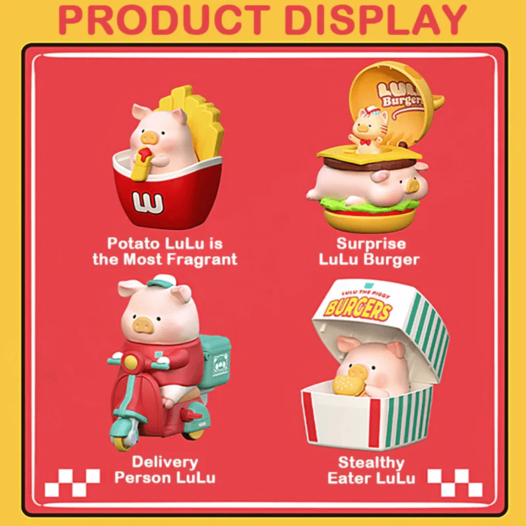 LuLu the Piggy Burger Express Movable Figure Blind Box - Image 3