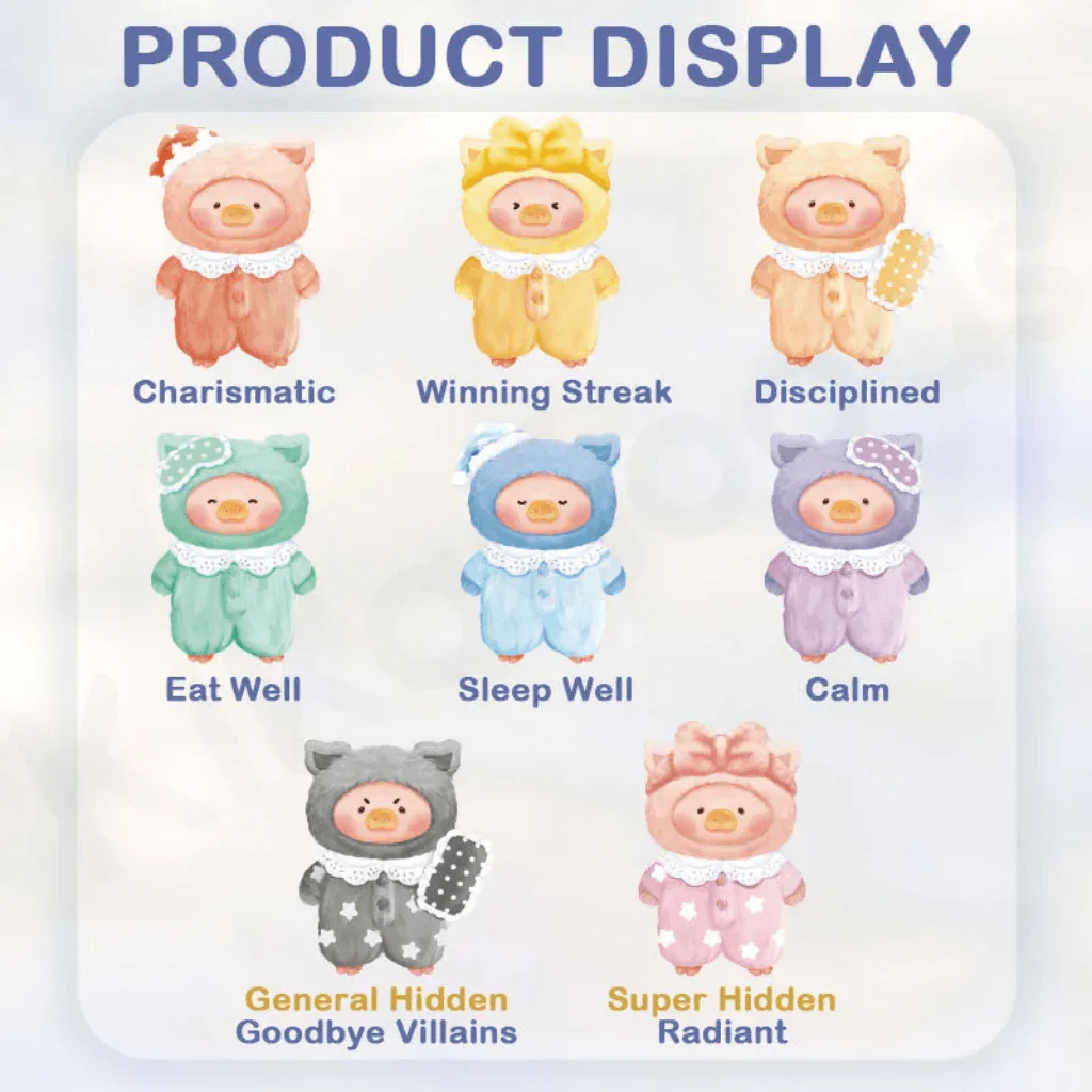 Lulu the Piggy Dreaming Wonderland Plush Keychain Blind Box - Image 3