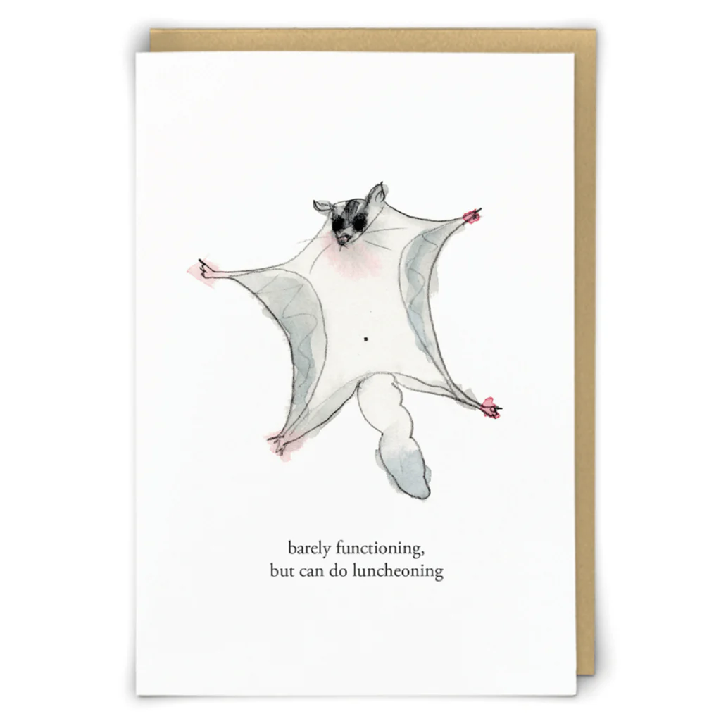 Luncheoning Greeting Card by Zeppelinmoon