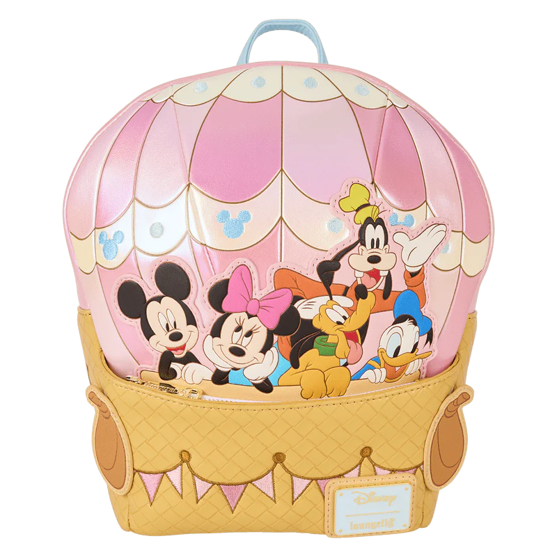 Loungefly Mickey & Friends Hot Air Balloon Figural Mini Backpack