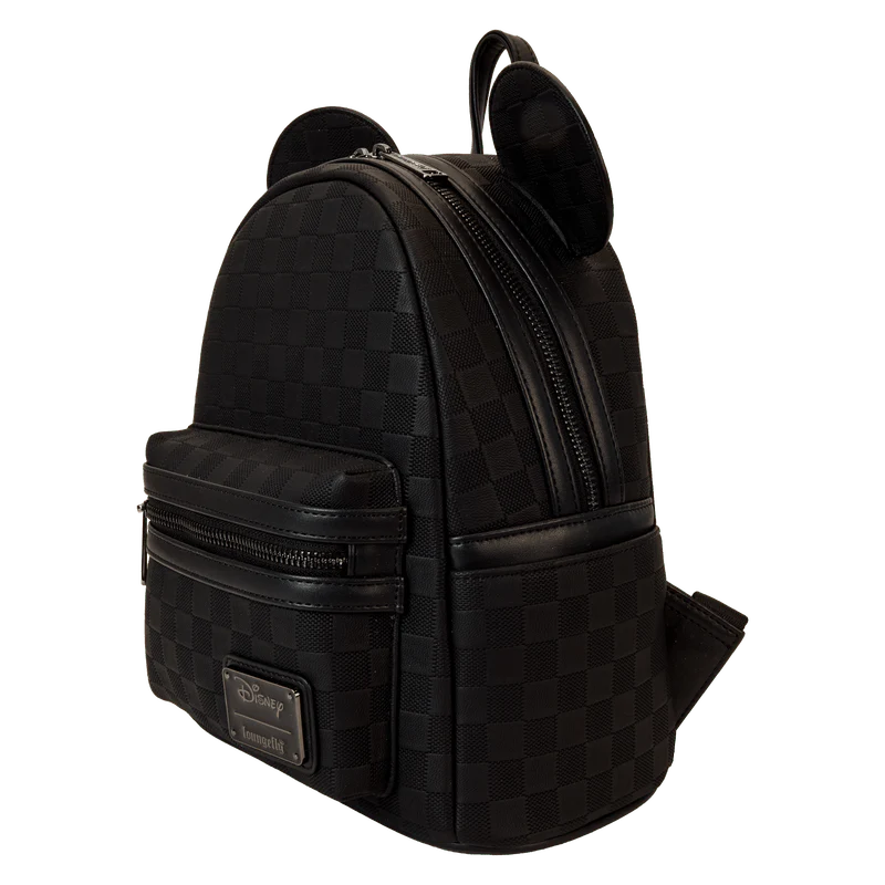 Loungefly Mickey Mouse Checkered Texture Mini Backpack - Image 2