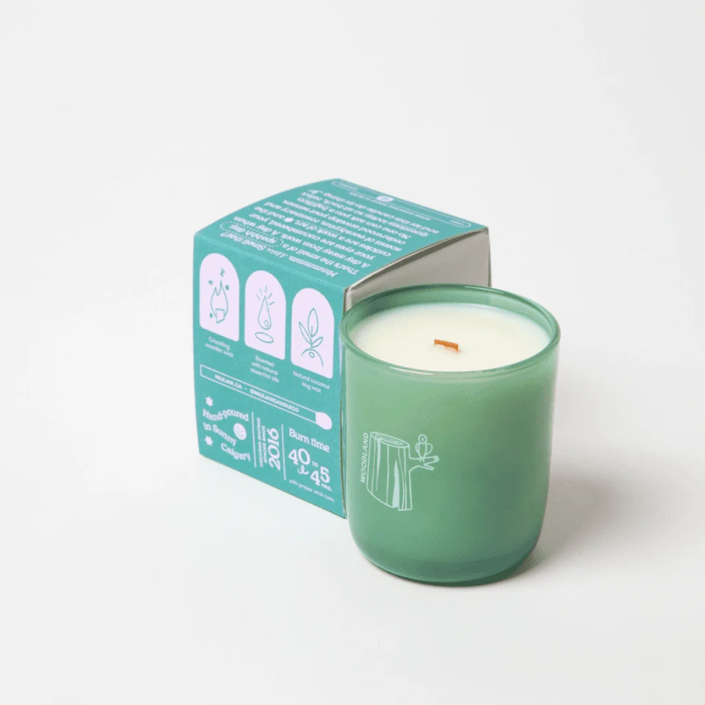 Milkjar Woodland Essential Oil Candle – Eucalyptus, Rosemary & Cedarwood 8oz - Image 4