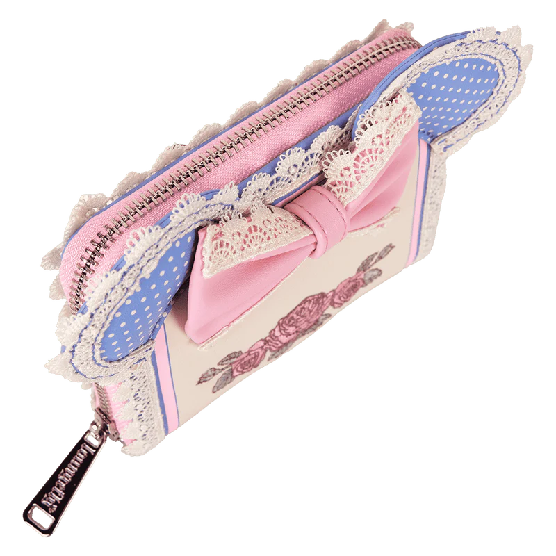 Loungefly Minnie Mouse Floral and Lace Zip Around Wallet - Image 2
