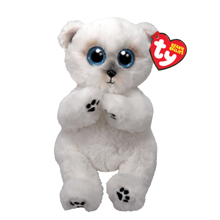 Wuzzy the Polar Bear – TY Beanie Bellies Plush Toy