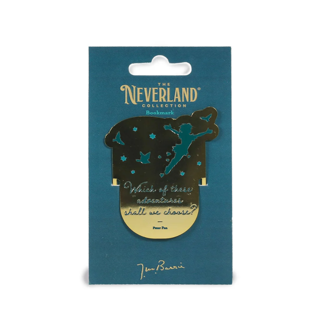 Neverland Peter Pan Brass Metal Bookmark - Image 2