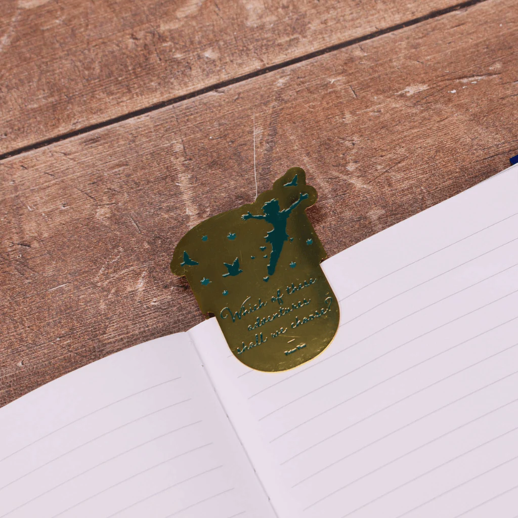 Neverland Peter Pan Brass Metal Bookmark - Image 3