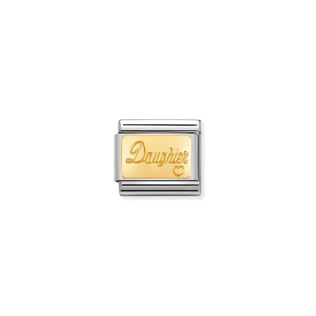 Nomination Composable Link - Daughter In Gold