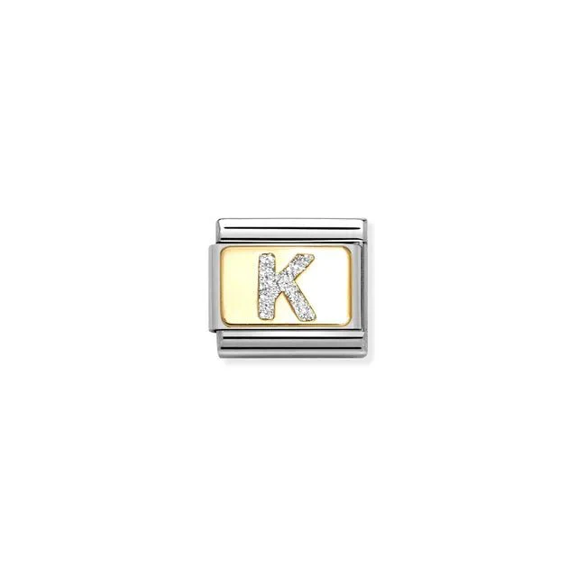 Nomination Composable Link - Glitter Letter K