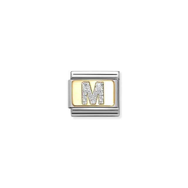 Nomination Composable Link -  Glitter Letter M