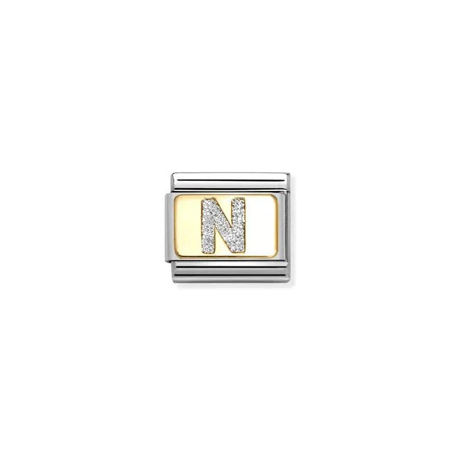 Nomination Composable Link -  Glitter Letter P